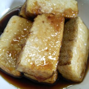 節約＆簡単⭐ご飯のおかず♪焼き豆腐の照り焼き